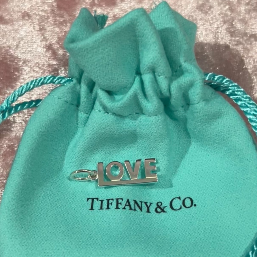 Retired Tiffany LOVE Charm